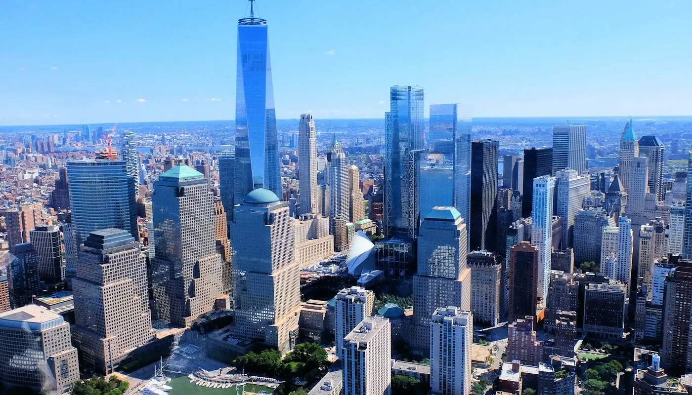 Hvad skal man se i Lower Manhattan og Financial District - Luftfoto