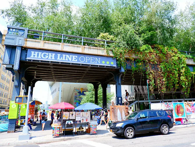 Hvad skal man se i Meatpacking District - High Line Park