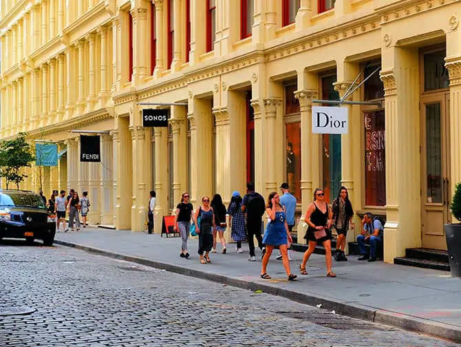 Hvad skal man se i SoHo New York - Butikker