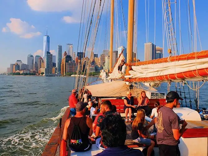 Frihedsgudinden sejltur i New York