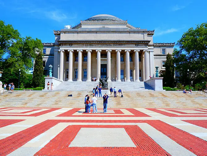 Hvad skal man se i Upper West Side - Columbia University