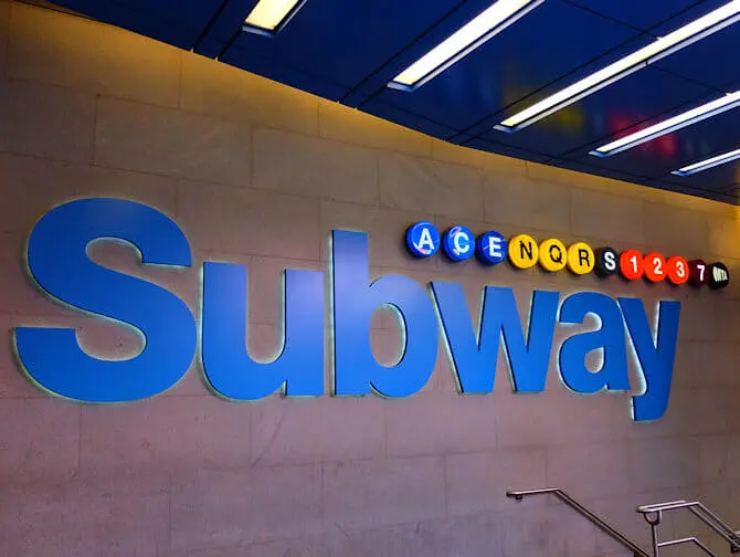 Subway i New York - 42nd Street Subway Station