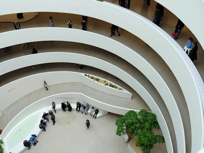 Guggenheim Museum i New York - Loftet