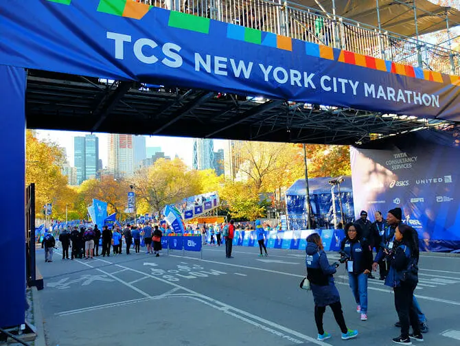 New York Marathon - Målstregen
