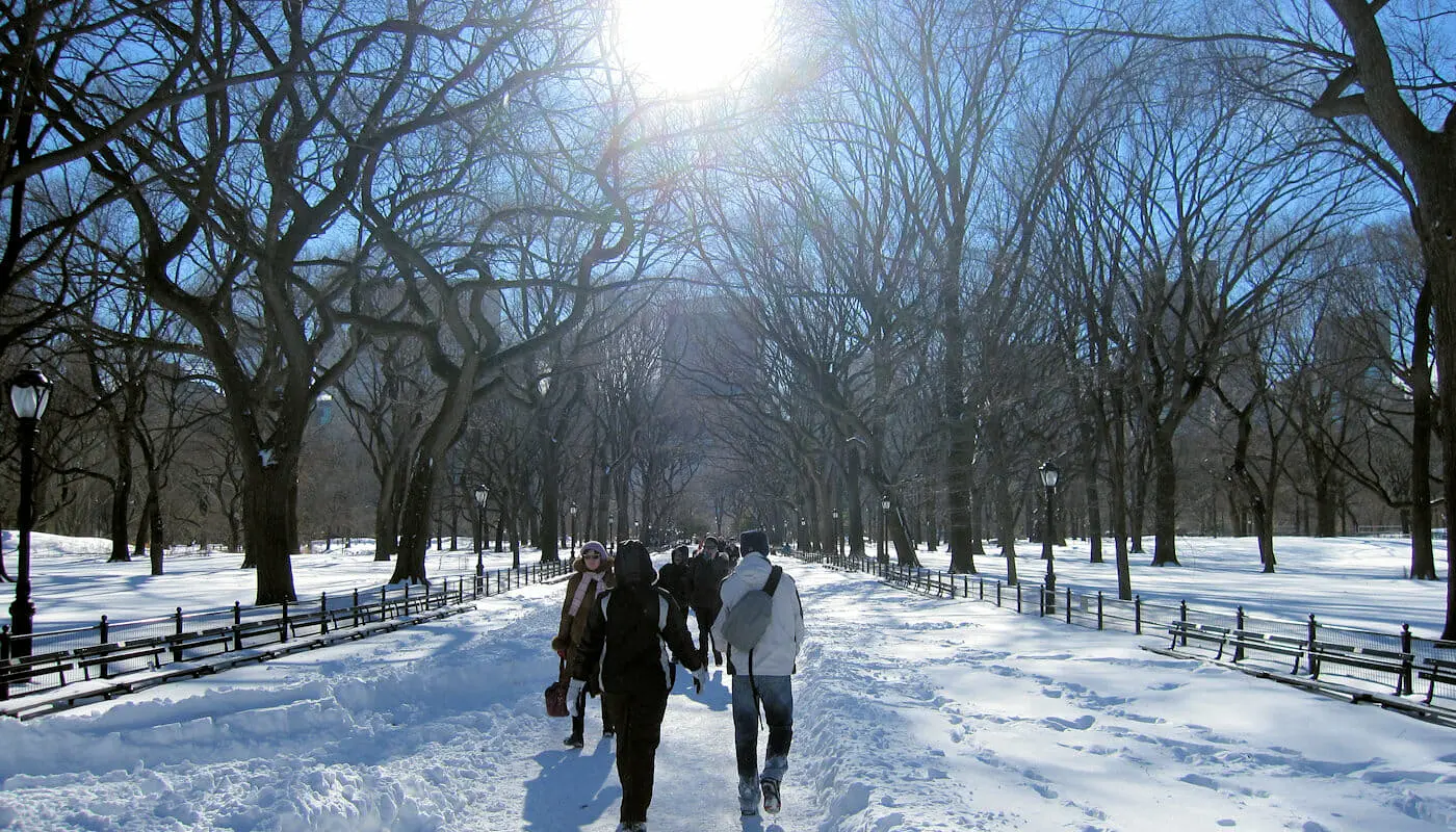 Vejret i New York - Vinter