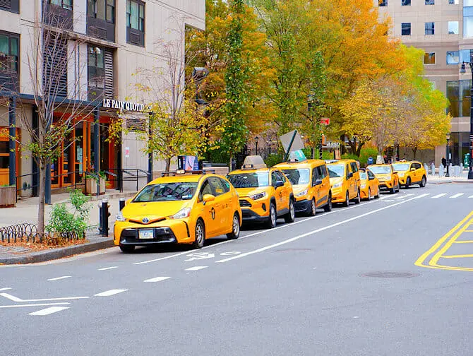 Taxa i New York - Gule taxaer i New York