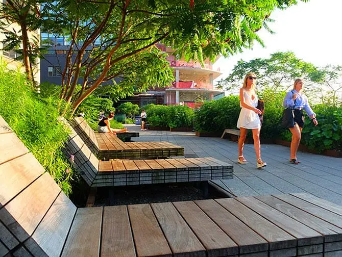 High Line i New York - Liggestole