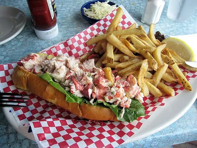 New York til Boston dagstur - Lobster Roll