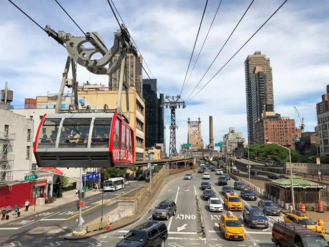 Roosevelt Island Tram New York - Kabelbane