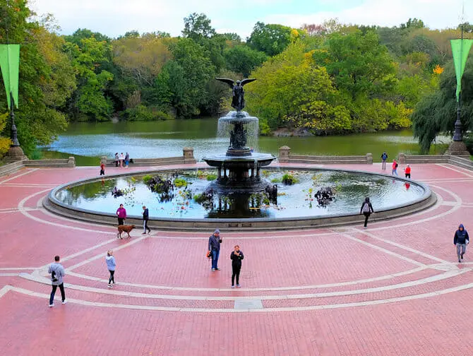 Central Park - Bethesda Fountain sommer