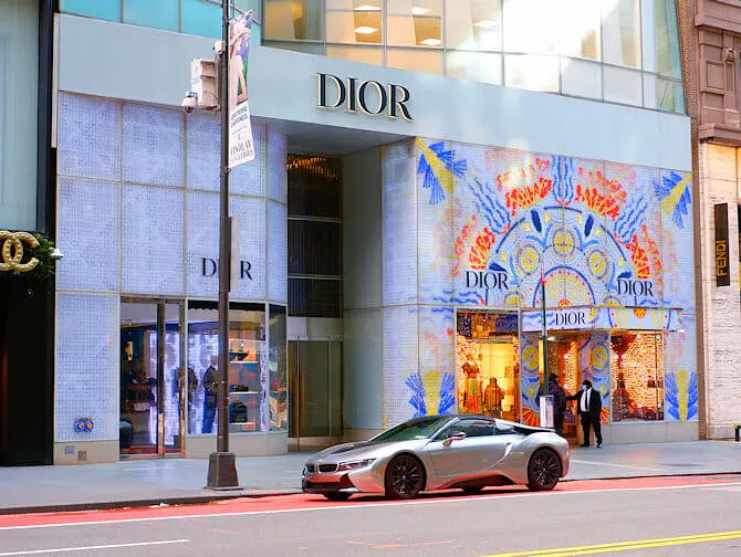 Shopping på Upper East Side i New York - Butiksvinduer