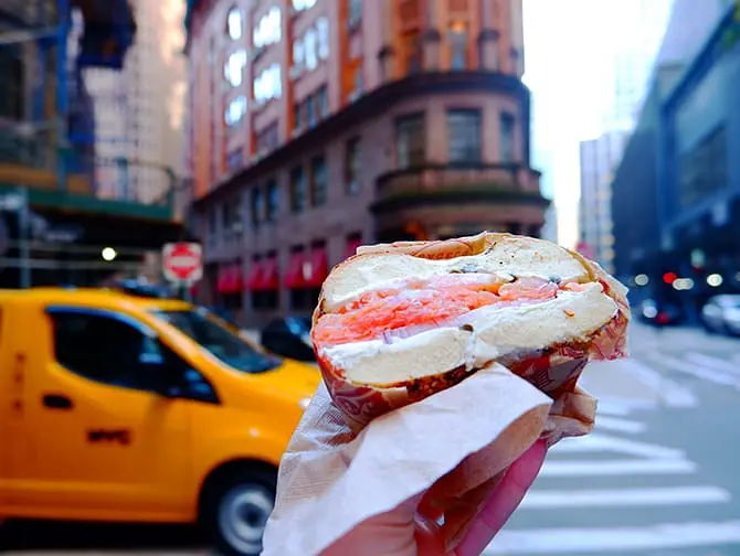 Bedste bagels i New York