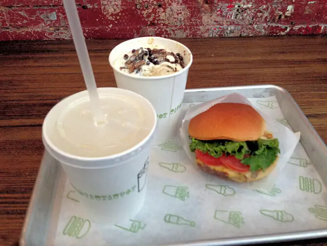 Bedste burger i New York - Shake Shack burger