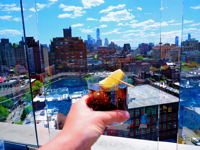 De bedste rooftop-barer i New York - Udsigt fra Gansevoort Hotel
