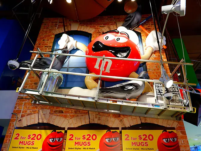 M&M’s Store på Times Square - M&M