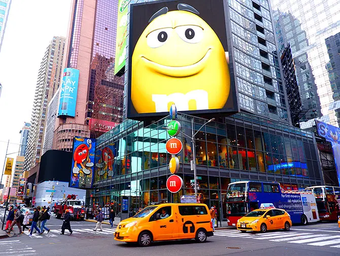 M&M’s Store på Times Square