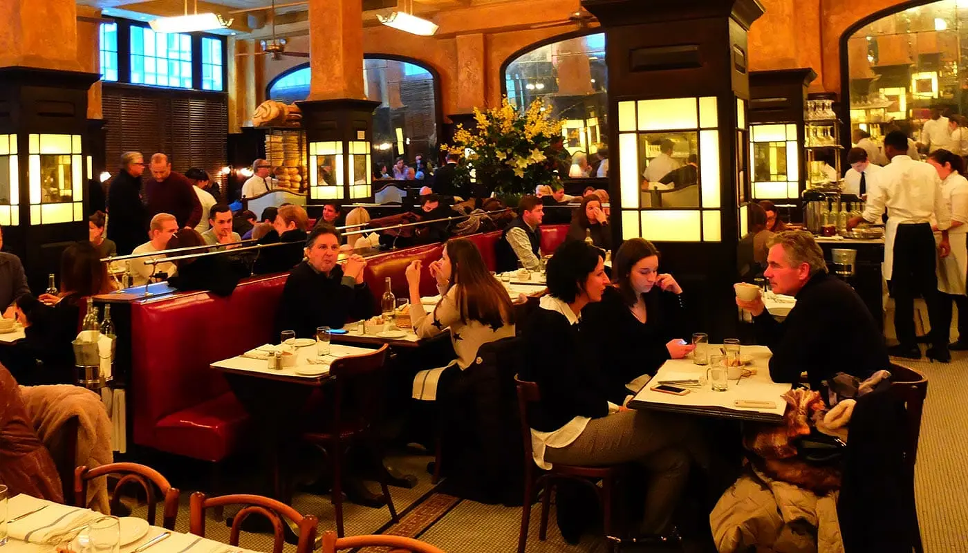 Romantiske restauranter og barer i New York - Balthazar