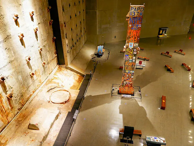 9/11 Museum i New York - Indenfor