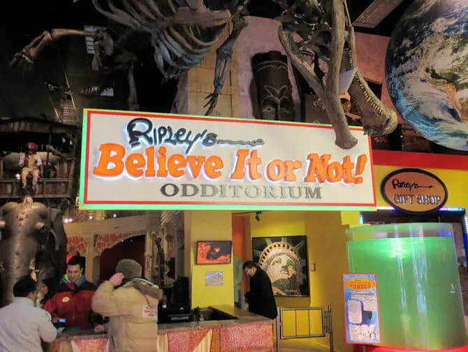 Ripley’s Believe It or Not i New York