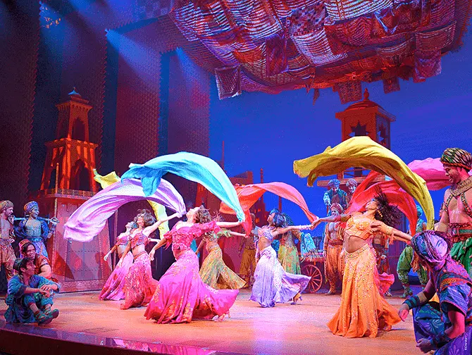 Aladdin Broadway billetter - Dansere