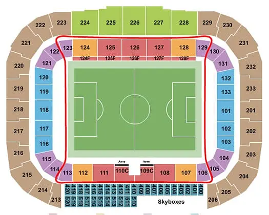 New York Red Bulls billetter - Sports Illustrated Stadium oversigt