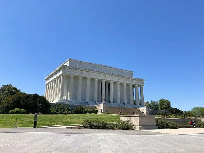New York til Washington D.C. bustur - Lincoln-Memorial