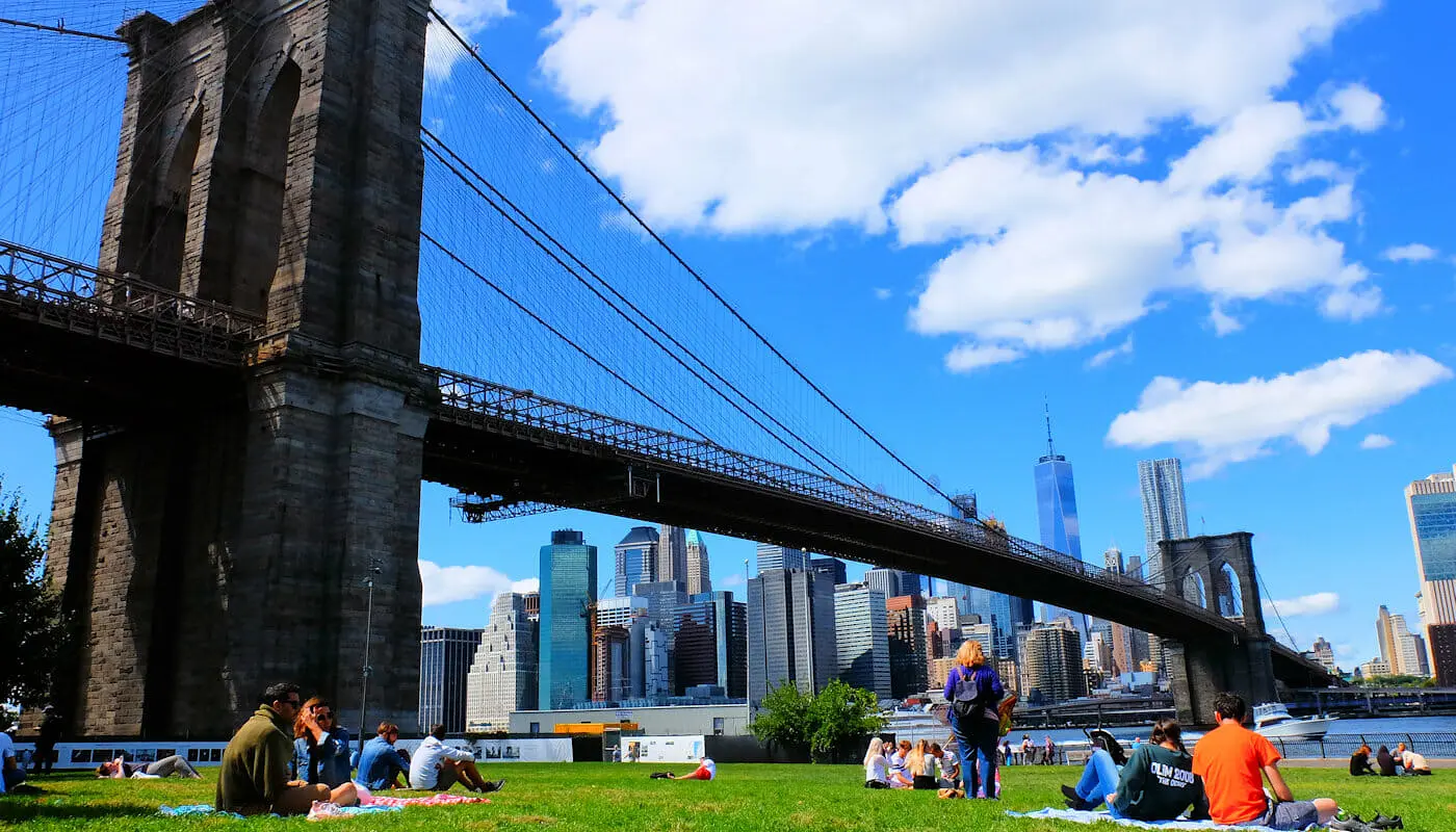 Brooklyn Bridge Park i New York - Afslapning