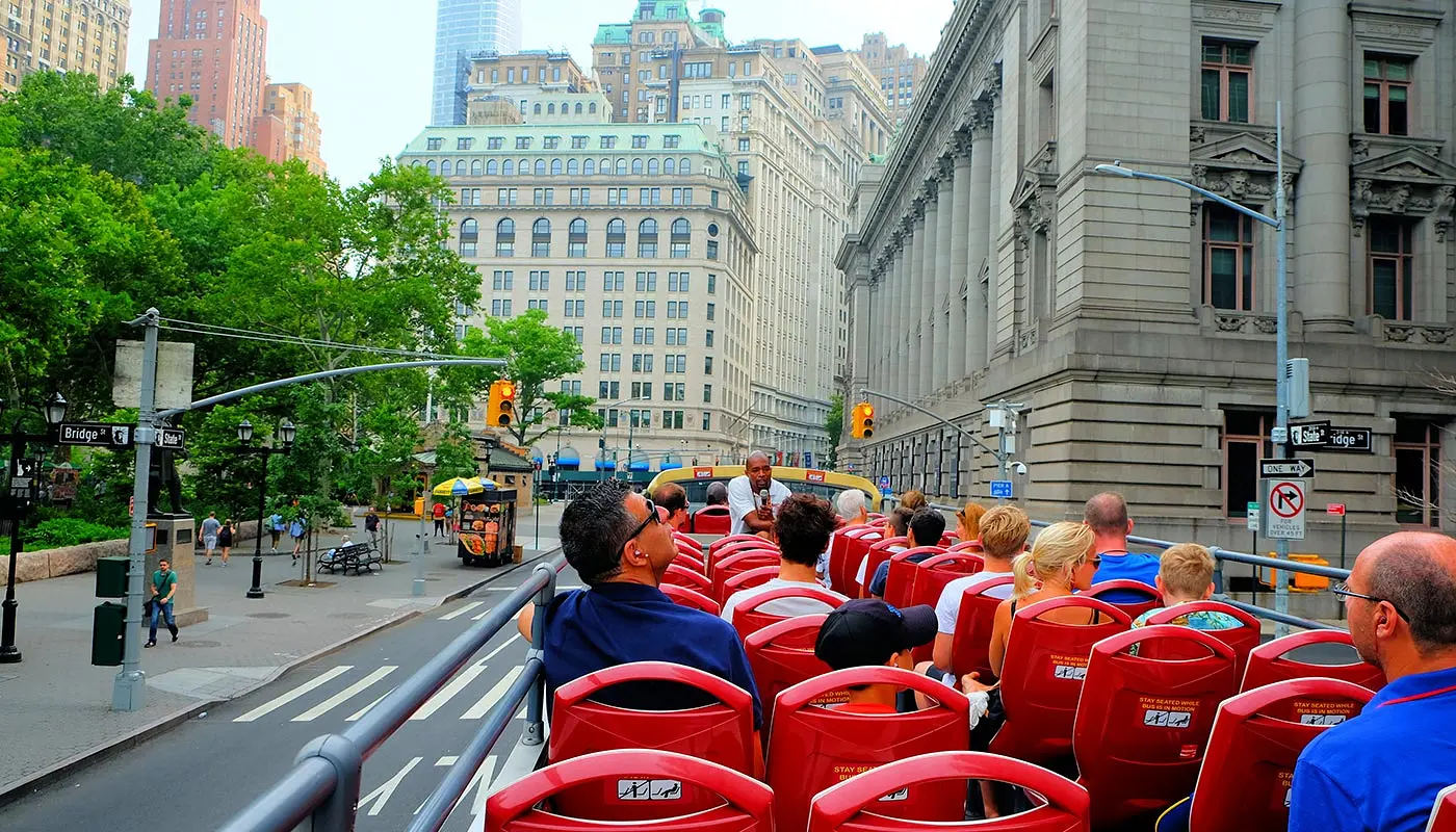 Hop-on-hop-off-bus i New York - Sightseeing