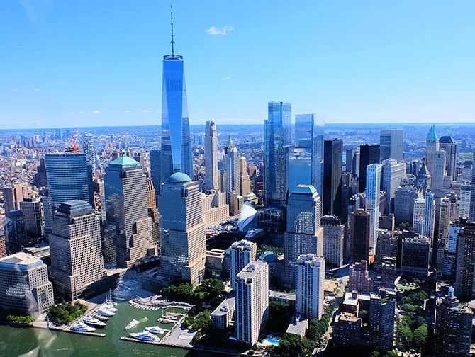 Helikopterture og ruter i New York - Manhattans skyline