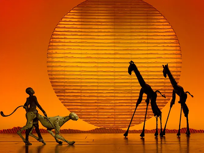 The Lion King Broadway billetter - Scenen