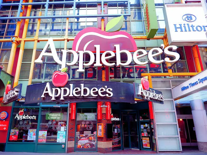 Spise ude med børn i New York - Applebee's
