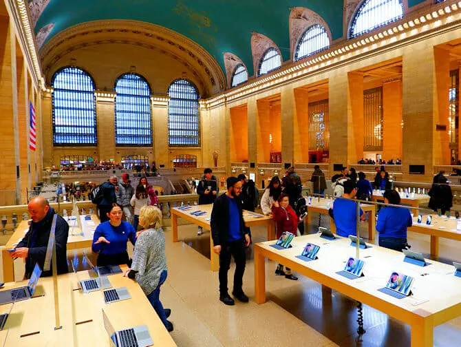 Elektronik i New York - Apple Store Grand Central