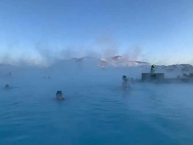 Island stopover på vej til New York - Den Blå Lagune