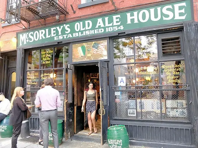 Guidet tur til hemmelige speakeasy barer i New York - McSorleys