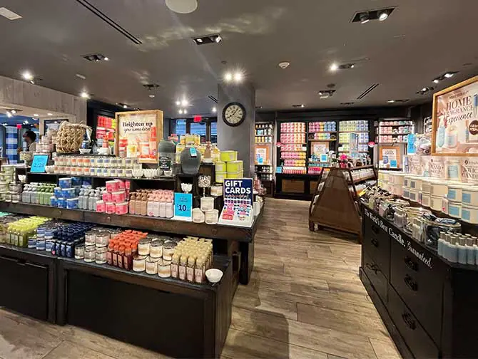 Makeup i New York - Bath and Body Works indenfor