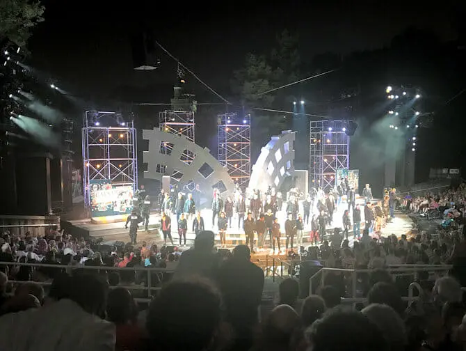 Shakespeare in the Park i New York billetter - Forestillingens slutning