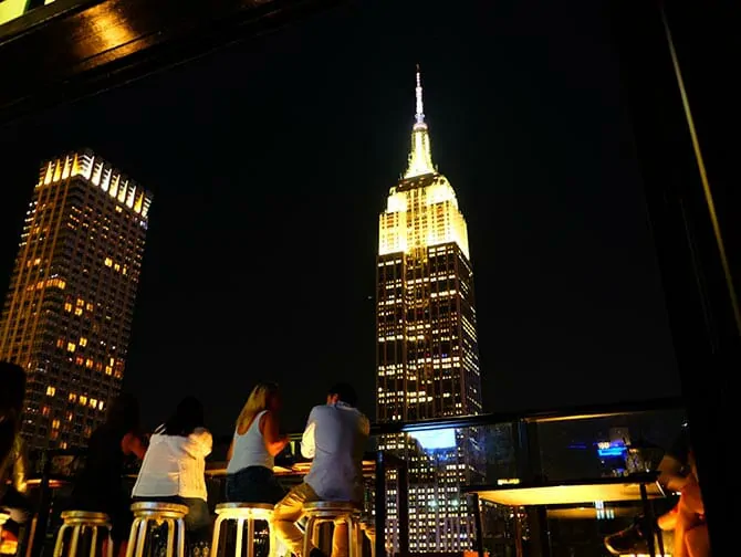 Rundtur til rooftop-barer i New York
