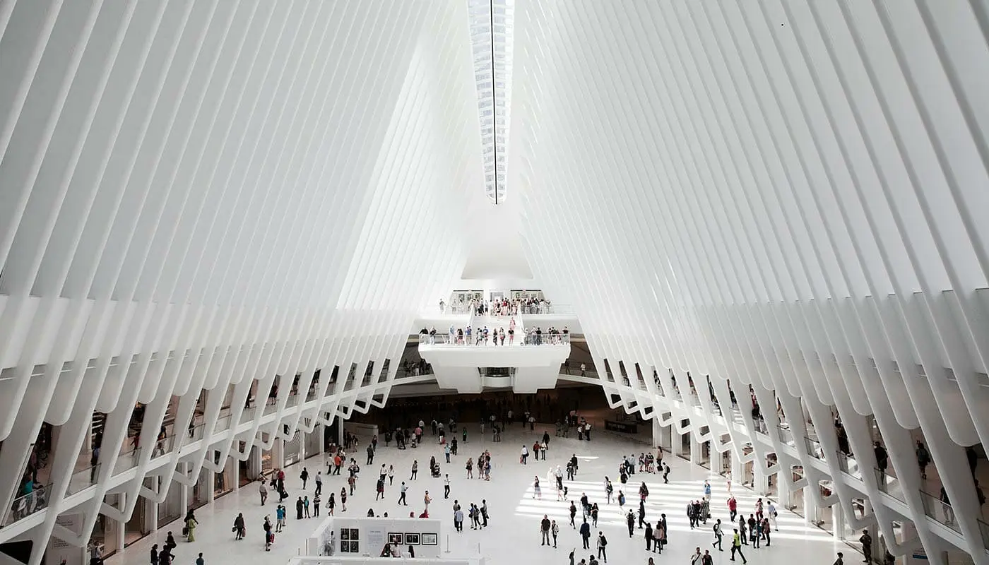 World Trade Center Transportation Hub - Indenfor