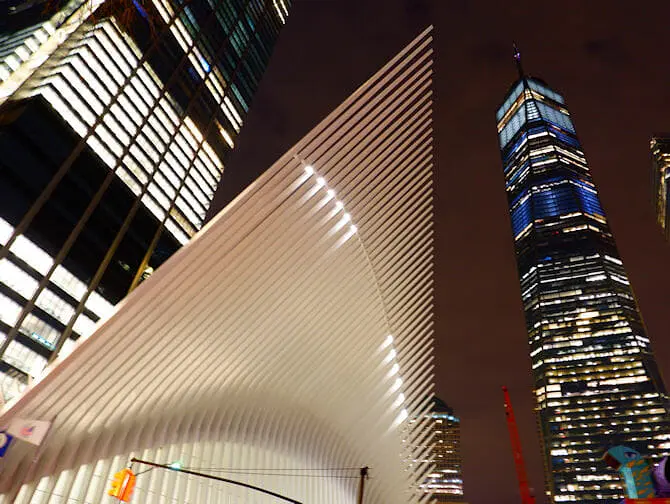 World Trade Center Transportation Hub - Oculus udefra