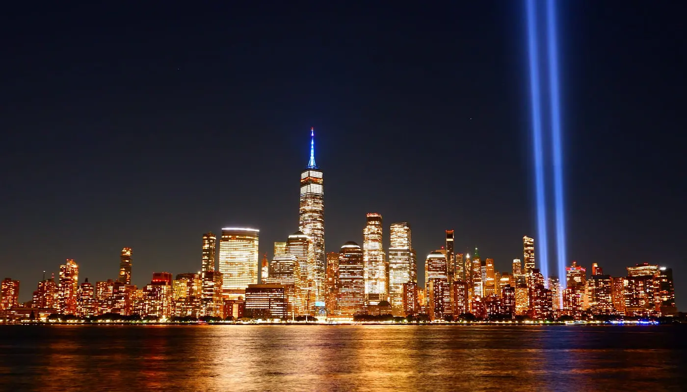 9/11 i New York- Tribute in Light