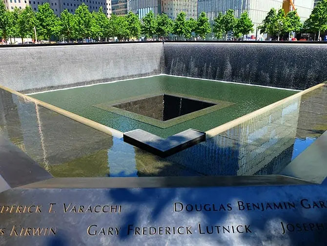 Forskellen på New York Explorer Pass og New York Pass - 9/11 Memorial
