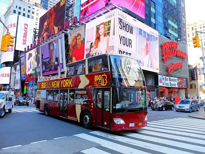 Forskellen på New York Explorer Pass og New York Pass - Hop-on-hop-off-bus