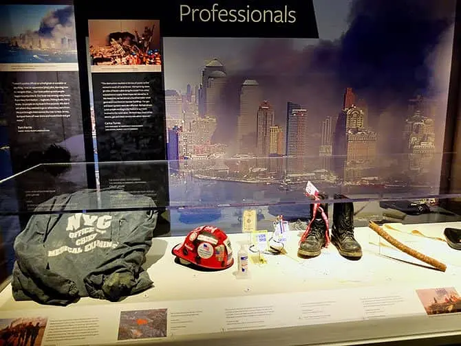 9/11 Tribute Museum i New York - Udstillingsgenstande