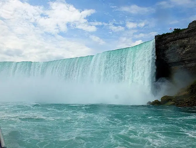 New York til Niagara Falls dagstur med bus - Udsigt fra Maid of the Mist