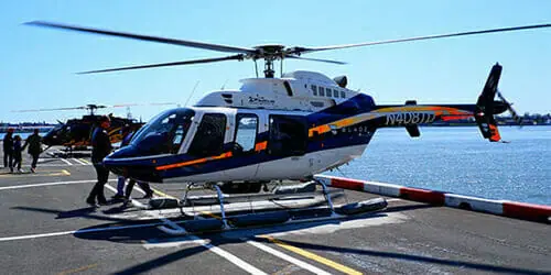 Tag på en helikoptertur