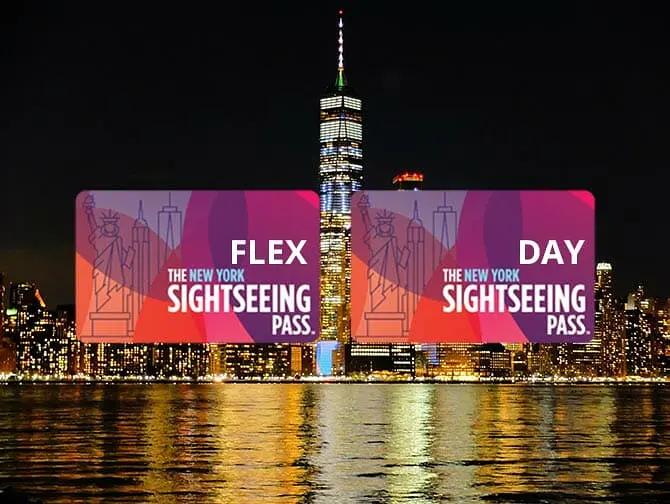Forskellen på New York Sightseeing Flex Pass og Sightseeing Day Pass