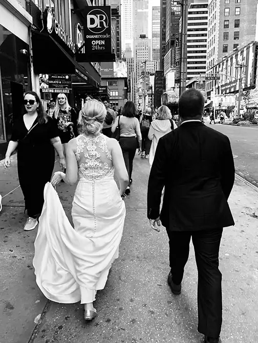 Bryllupsfotograf i New York - Gade