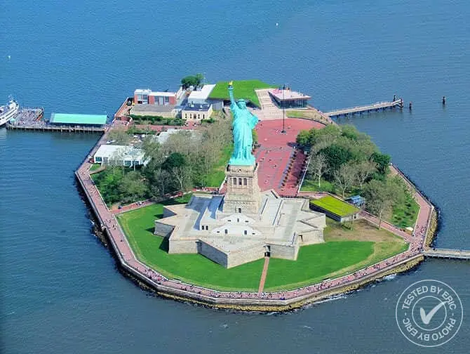 Helikoptertur i New York - Frihedsgudinden
