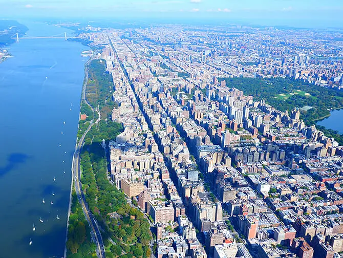 Helikoptertur i New York - Udsigt over Central Park