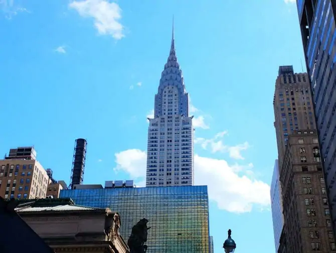 Chrysler Building in New York Art Deco style